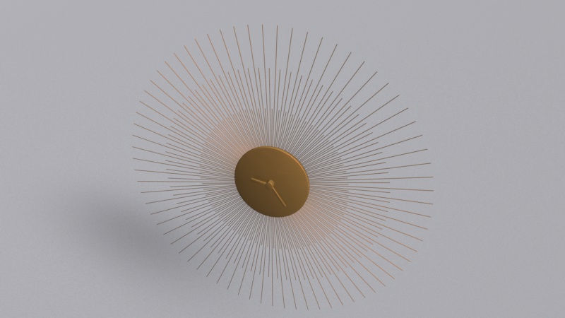 Modelado 3D - Producto - Reloj Pared A Coruña